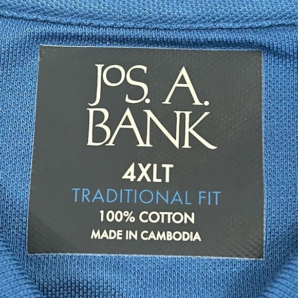 1999- JoS. A. Bank Traditional Fit Blue Color Size 4XLT NWT - Picture 3 of 9